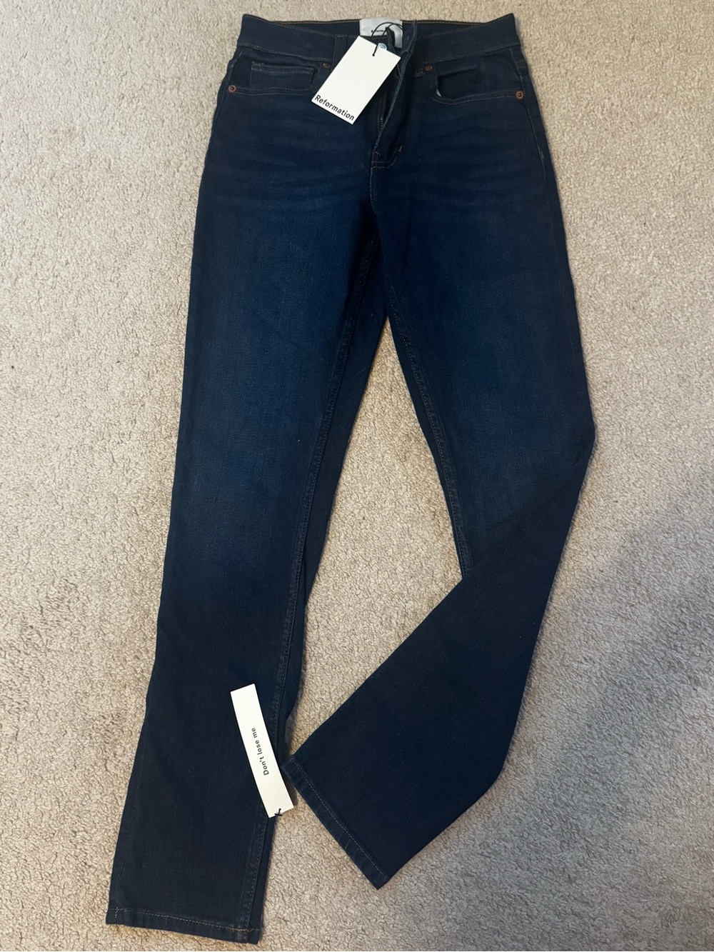 NWT Reformation Christina Mid Rise Skinny Jeans